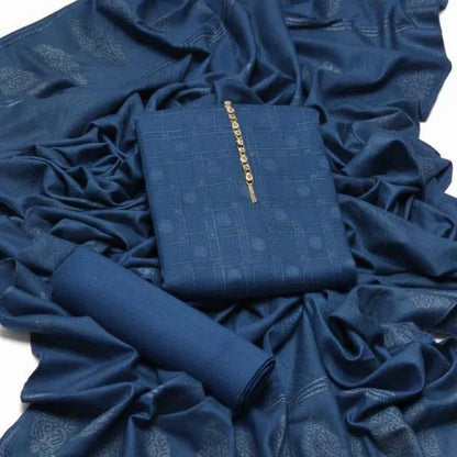 3 Pcs Women's Unstitched Embroidered Suit